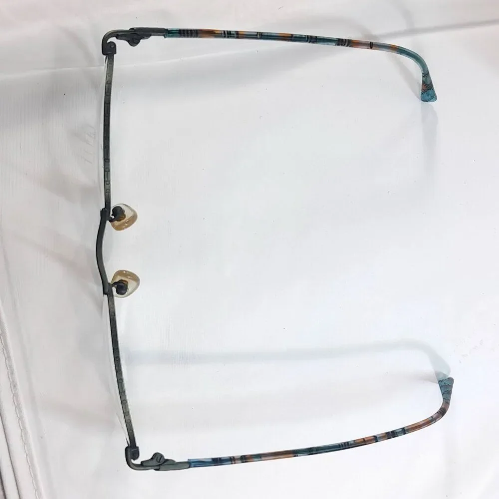Gucci‎ GG 1241 FB9 eyeglasses frame 50-20-140 blue brown round women's glasses